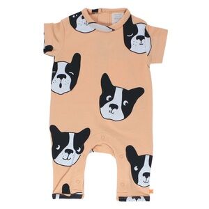 TINYCOTTONS

KID'S TINY COTTONS MOUJIK FACES ONEPIECE - NUDE
 One Piece 3/6m